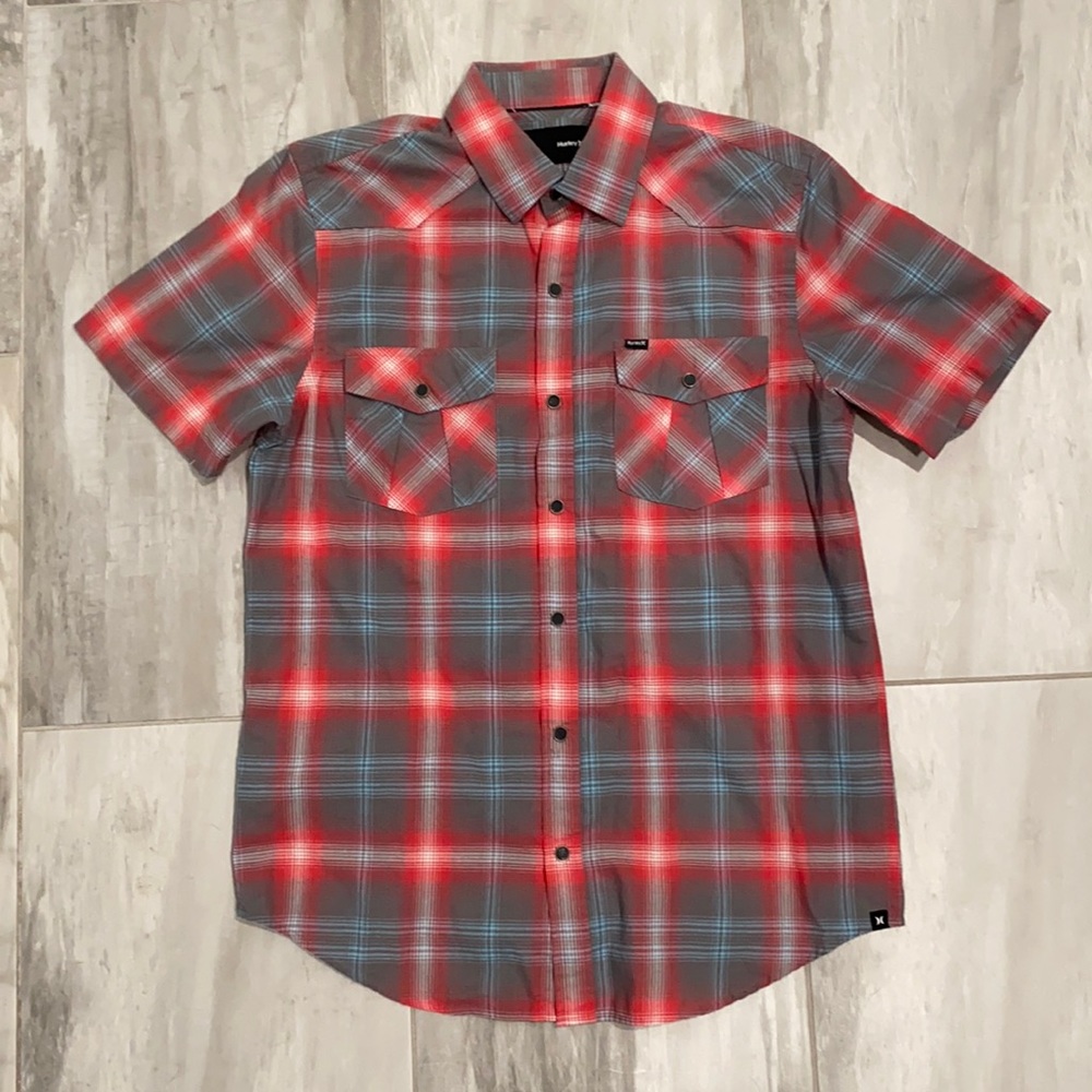 Hurley short sleeve button up
